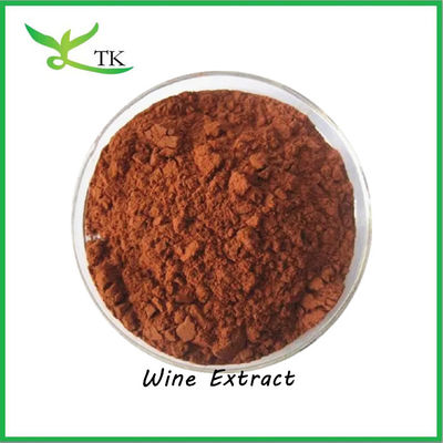 100% thực phẩm tự nhiên loại rượu vang đỏ chiết xuất bột 30% Polyphenols chất chống oxy hóa Giá